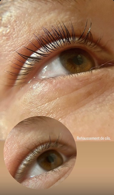 Rehaussement de cils naturel